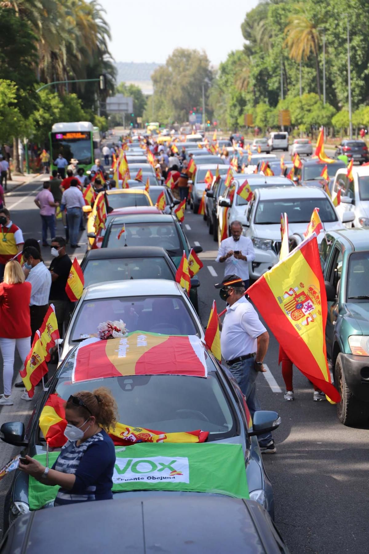 Manifestación de Vox en Córdoba contra la gestión del Gobierno