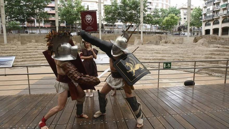 Los gladiadores &quot;toman&quot; el Museo del Teatro Caesaragusta este fin de semana