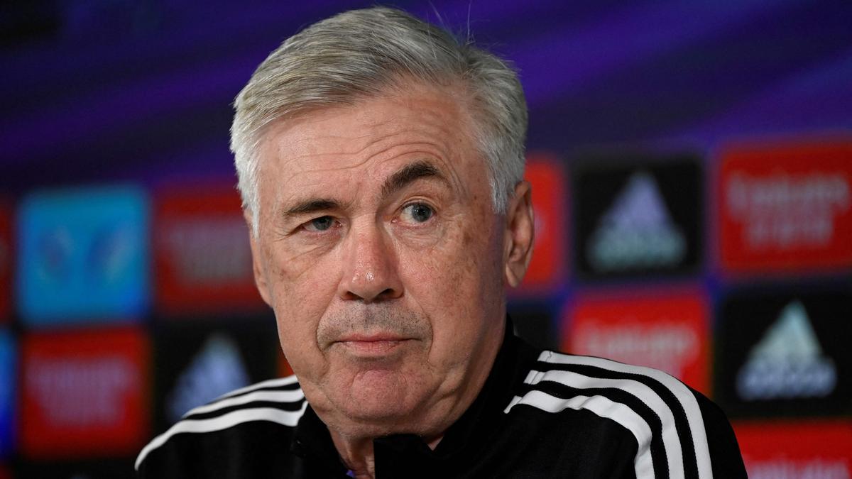 Carlo Ancelotti, en rueda de prensa