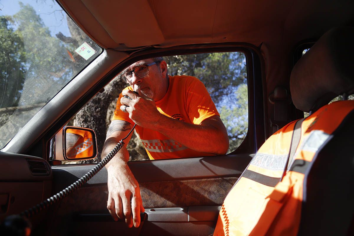 Simulacro de incendio en Trassierra