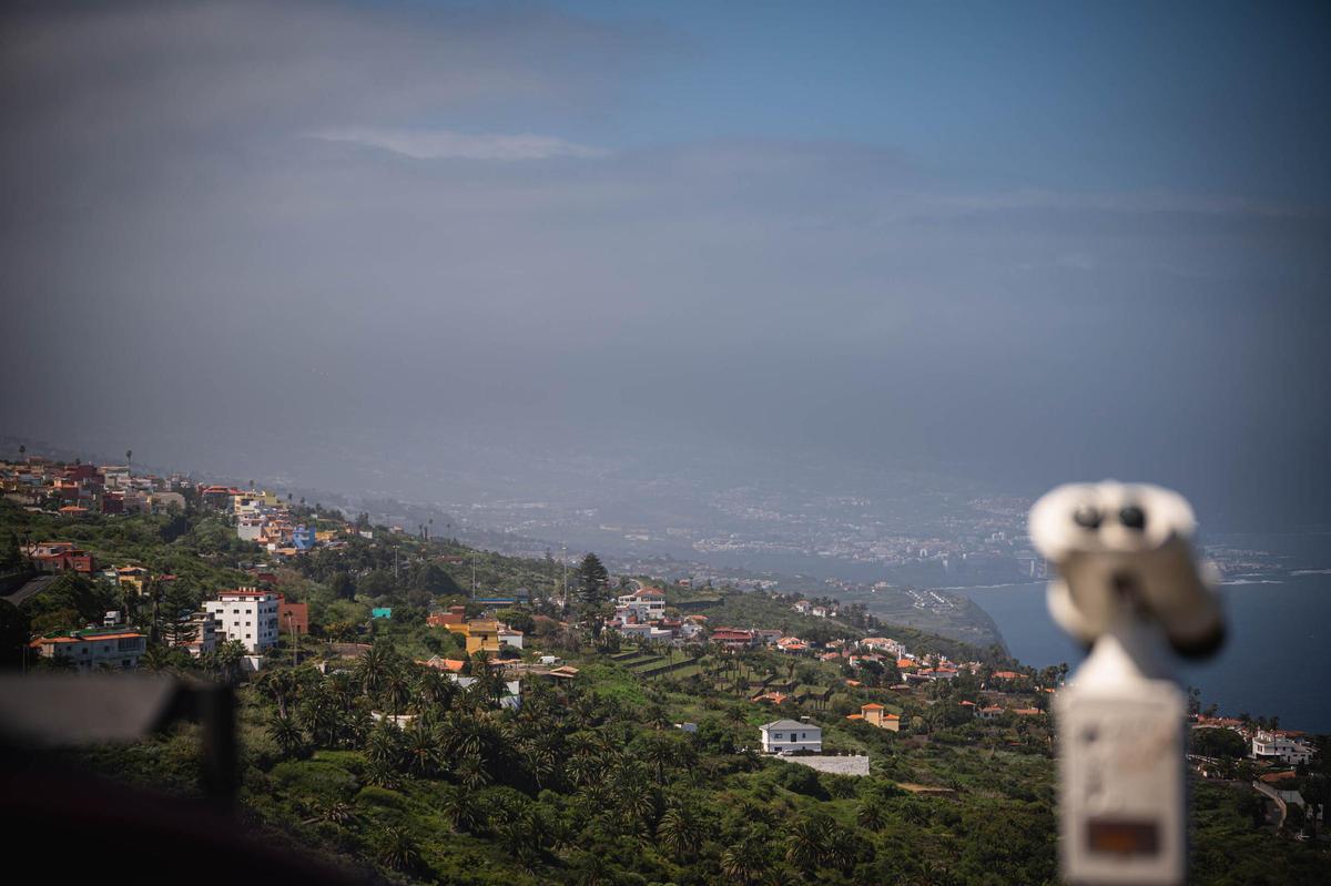 Calima en el norte de Tenerife.