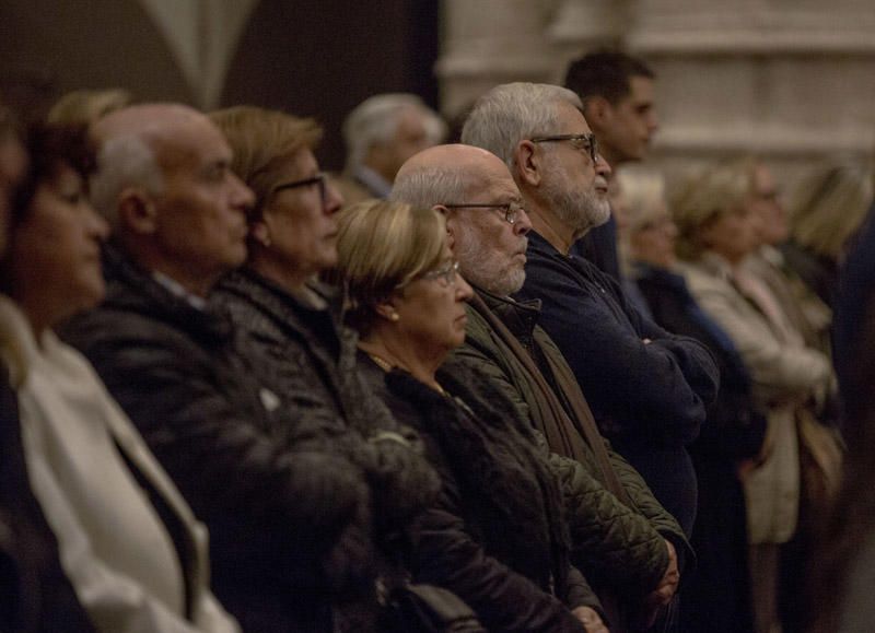 Misa celebrada en la Catedral de València en el primer aniversario de la muerte de la exalcaldesa