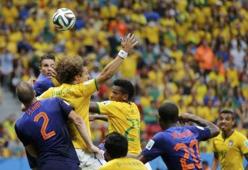 Brasil - Holanda, en imágenes