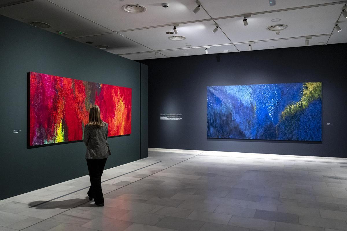 Soledad Sevilla es una de las artistas representada con obras de ABANCA y Fundación Bancaja.