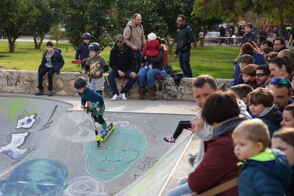 El pequeño Sant Sebastià juega en sa Riera