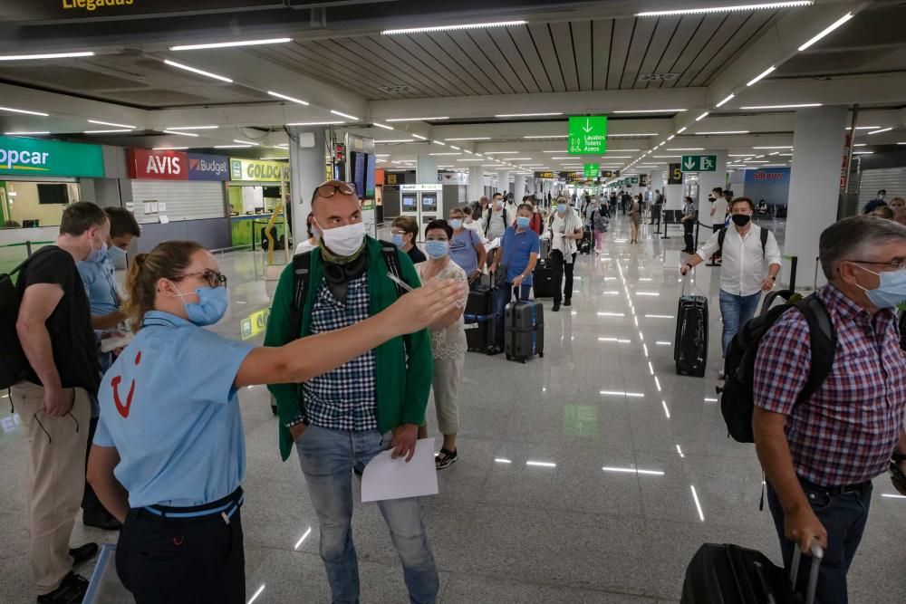 Los primeros turistas postcoronavirus ya disfrutan de Mallorca