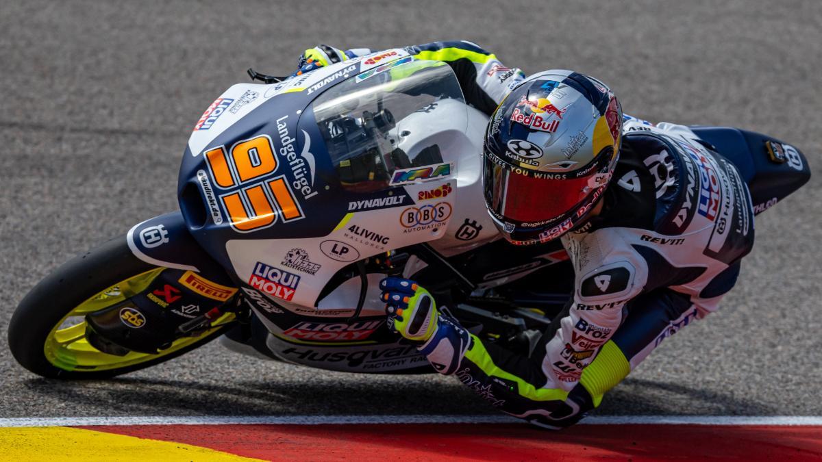 Collin Veijer durante el Gran Premio de Alemania de Moto3