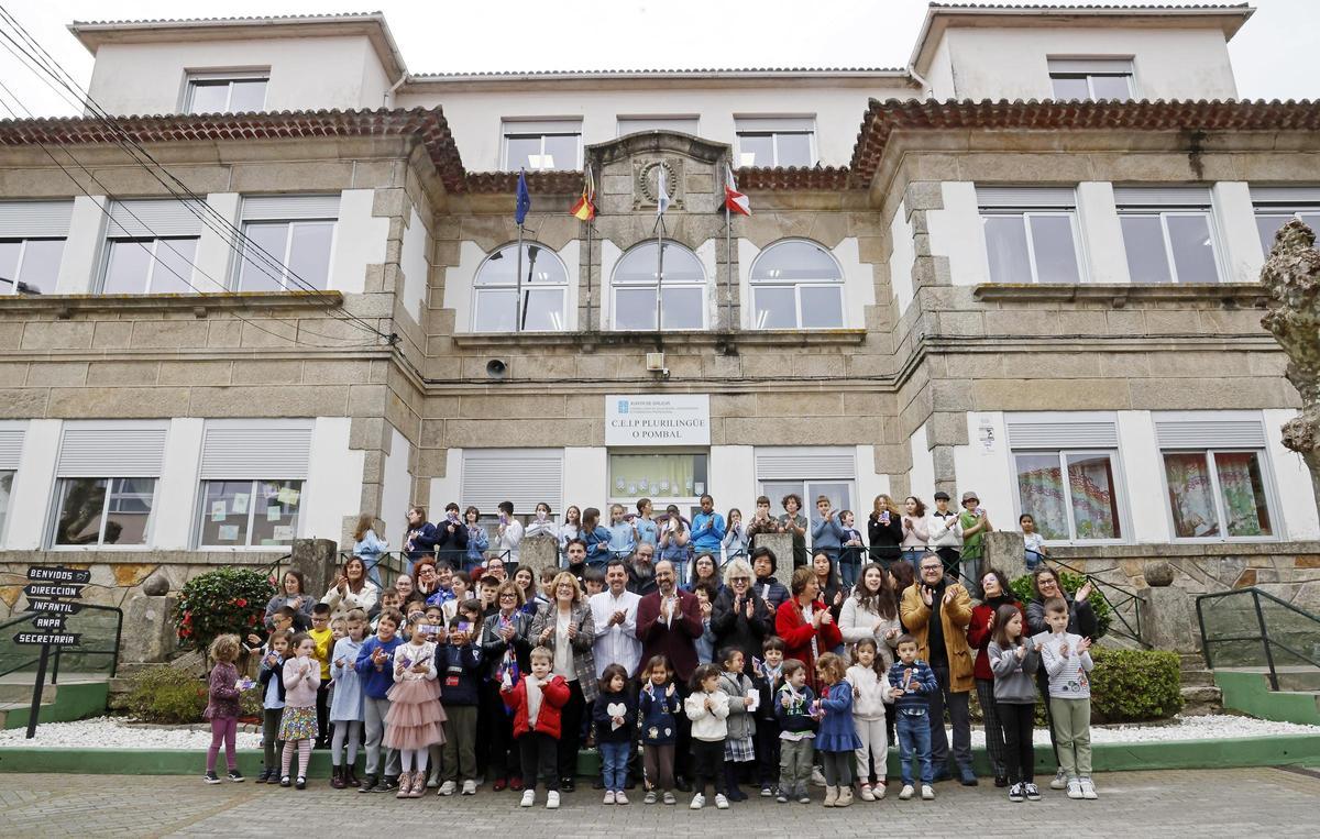 A homenaxe do cole O Pombal de Vigo a Begoña Caamaño na Primavera das Letras