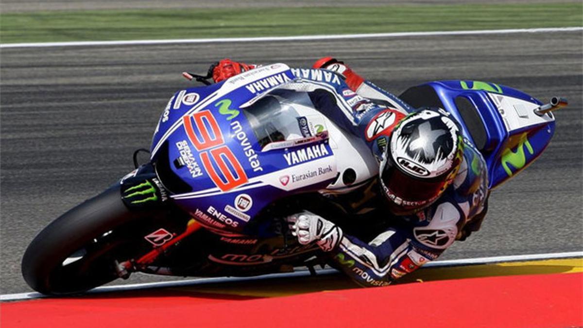 Jorge Lorenzo, en Alcañiz