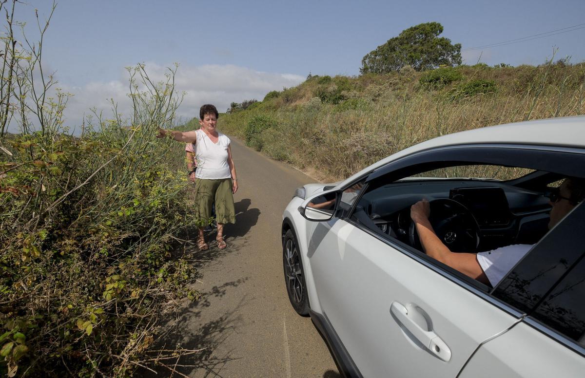Vecinos de La Milagrosa advierten del riesgo de un tramo de carretera
