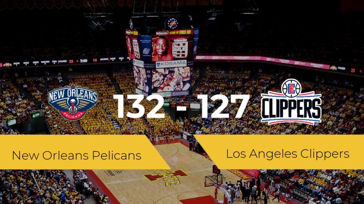 New Orleans Pelicans se hace con la victoria en el Smoothie King Center contra Los Angeles Clippers por 132-127