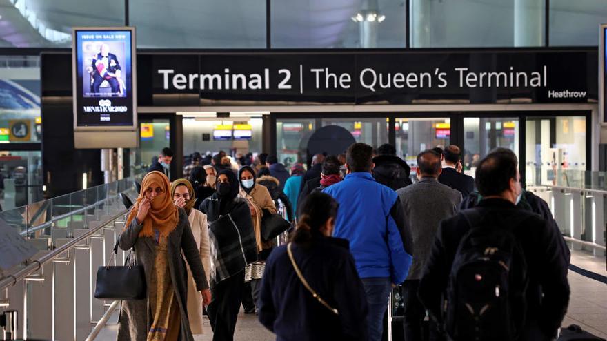 L&#039;aeroport de Heathrow, a Londres, el 18 de gener del 2021