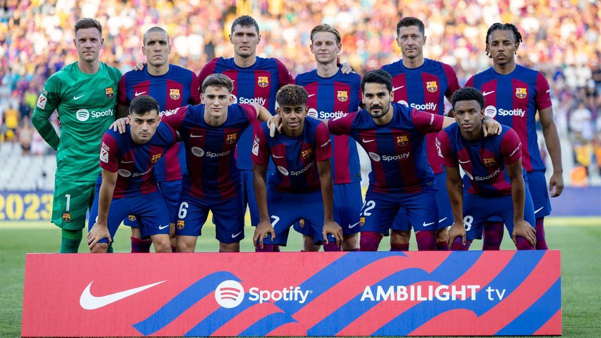 Posiciones de fc barcelona contra cádiz club de fútbol