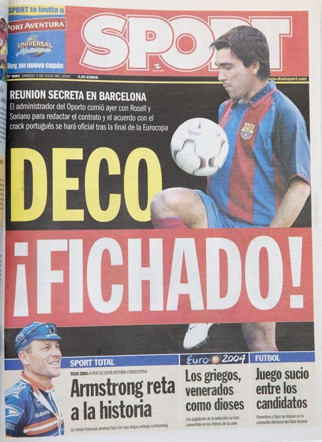 2004 - El Barça ficha a Deco