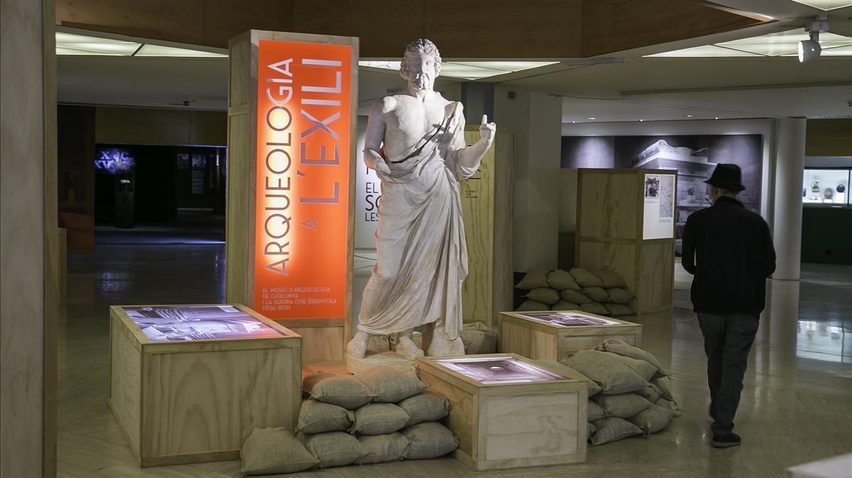 zentauroepp47872959 barcelona 24 04 2019 expo  arqueologia a l exili  el museu d190424214429