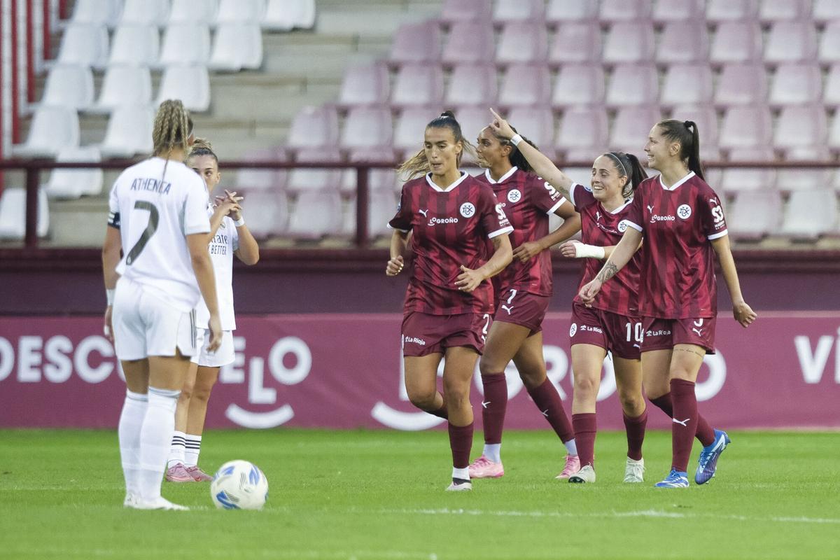 El enfrentamiento entre el DUX Logroño y el Real Madrid en la primera jornada de la Liga F