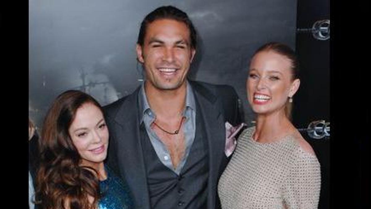 Momoa, McGowan y Nichols