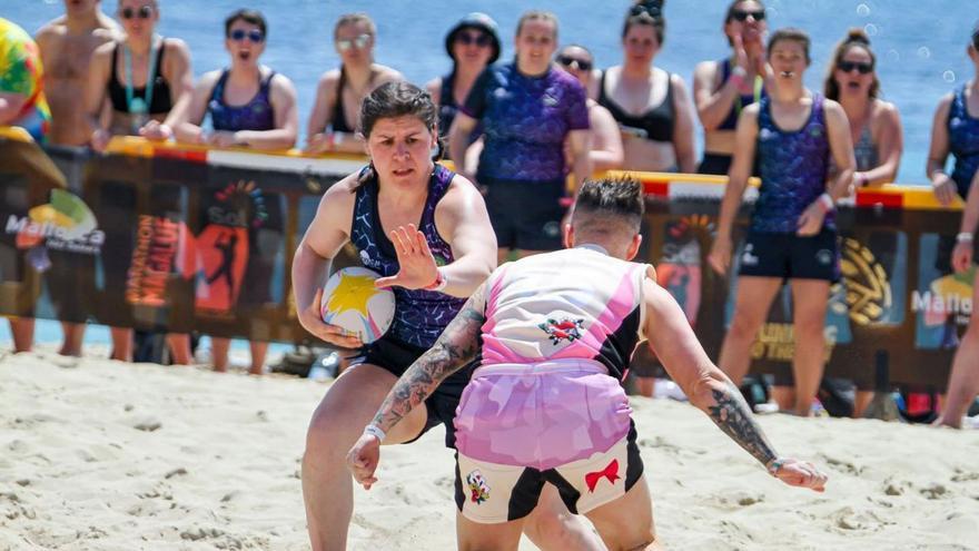 Beach-Rugby auf Mallorca: Wenn es in Magaluf zur Sache geht