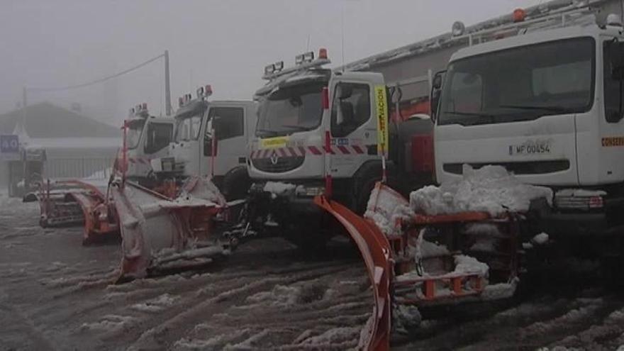 El invierno se refuerza con un temporal de viento, lluvia y nieve