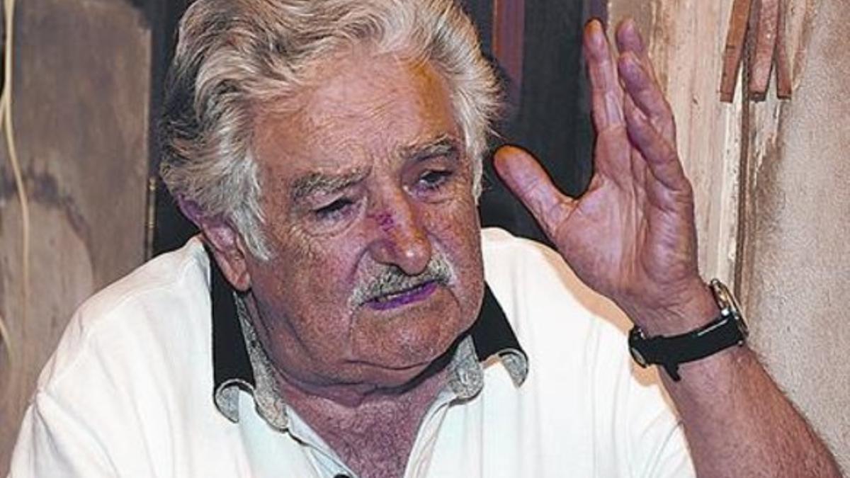 José Mujica, durante la entrevista en su casa con 'Más Periódico'.
