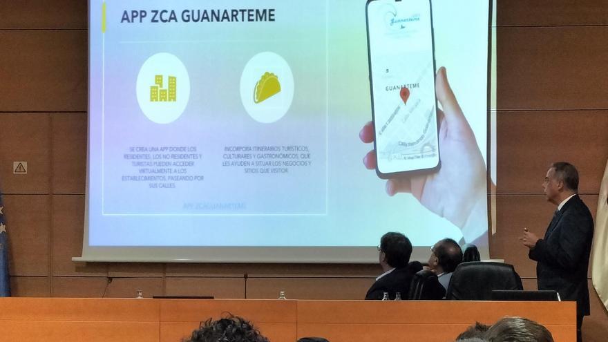 Presentación del portal de ventas online para las pymes de Guanarteme.