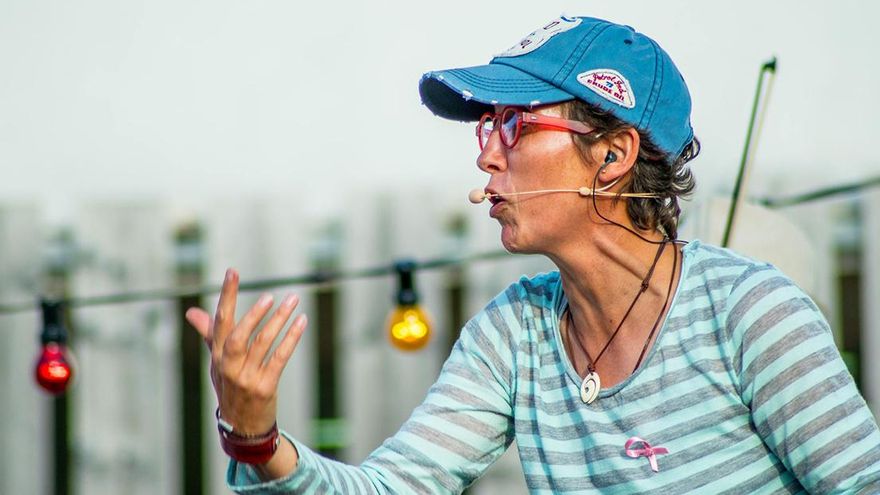Gloria Mosquera, cantante de Mamá Cabra: «Os pequenos empezaron a escoitarnos grazas aos profesores»