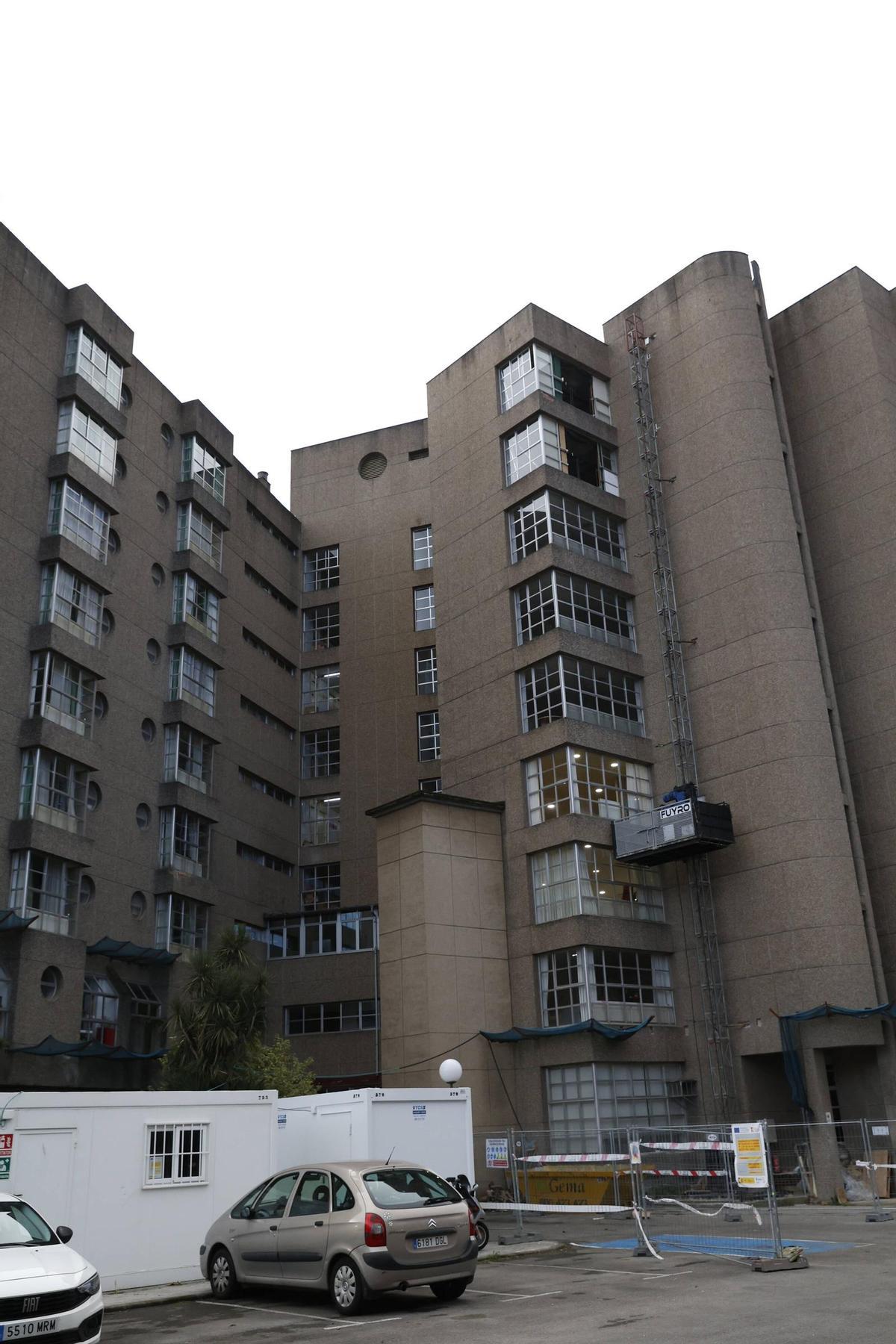 Los preparativos para la obra de la residencia Mixta de Gijón, en imágenes