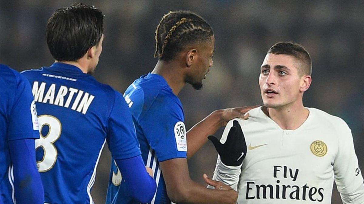 Verratti acabó frustrado en Estrasbourgo