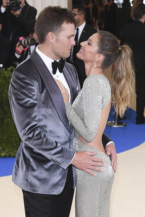 Gisele Bundchen y Tom Brady en la Gala Met