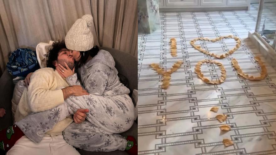 La &#039;cremosa&#039; sorpresa de Benny Blanco a Selena Gómez por San Valentín: un camino de nachos y una bañera llena de queso