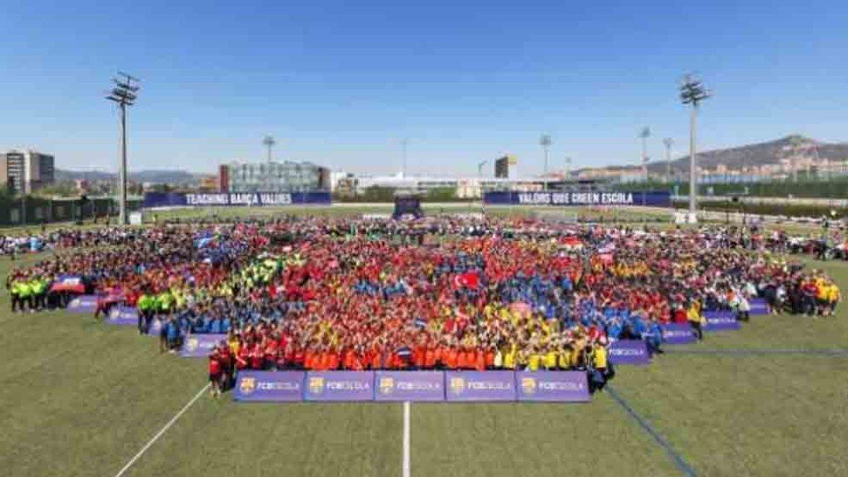 La Barça Academy acoge a miles de niños y niñas