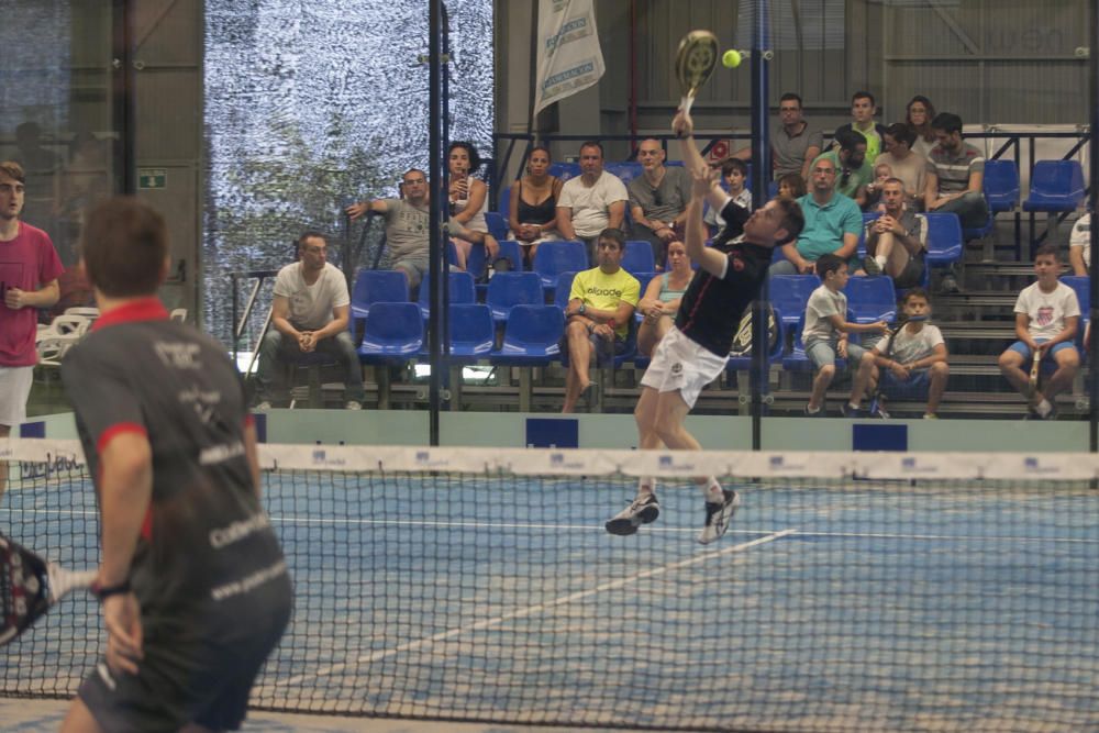 Se vivieron partidos muy intensos en las finales disputadas en Blupadel