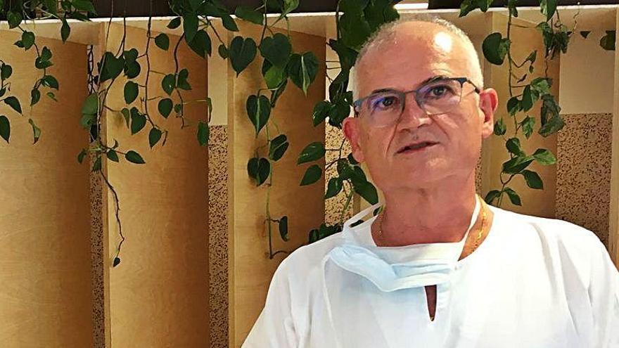 El director mèdic, Josep Roig, ahir a l&#039;Hospital de Cerdanya