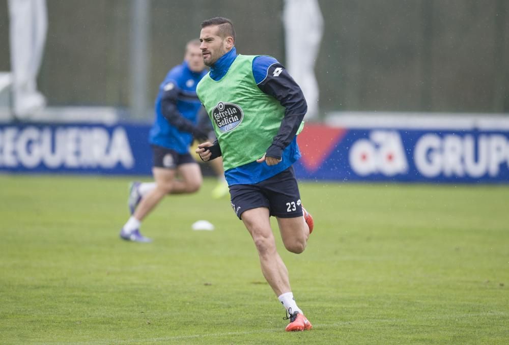 Arribas protagoniza la buena noticia del entrenamiento