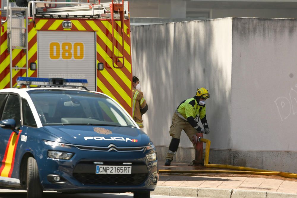 Un incendio en Visma, el segundo en ocho días, calcina 16.000 metros cuadrados.