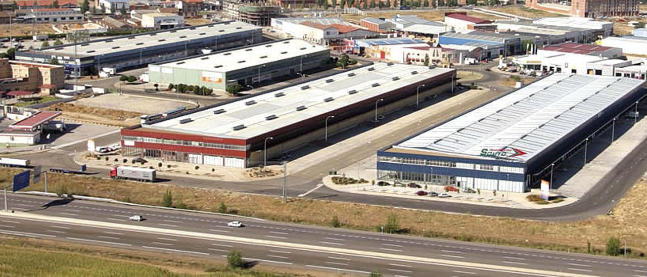 Vista general del Centro de Transportes y Logística (CTLB) de Benavente.