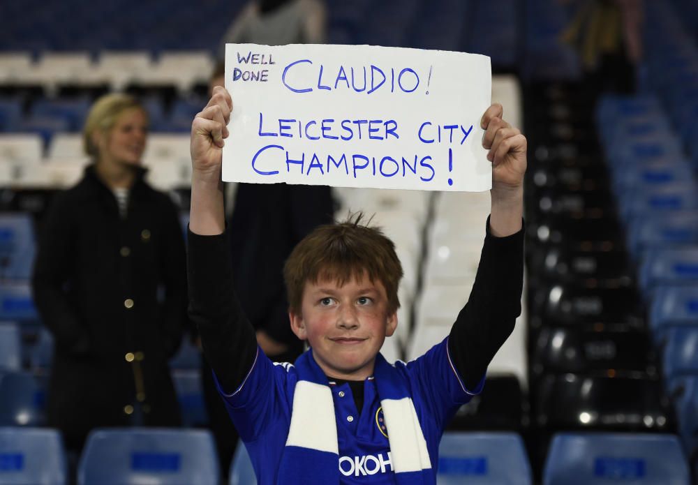 El Leicester, campeón de la Premier League