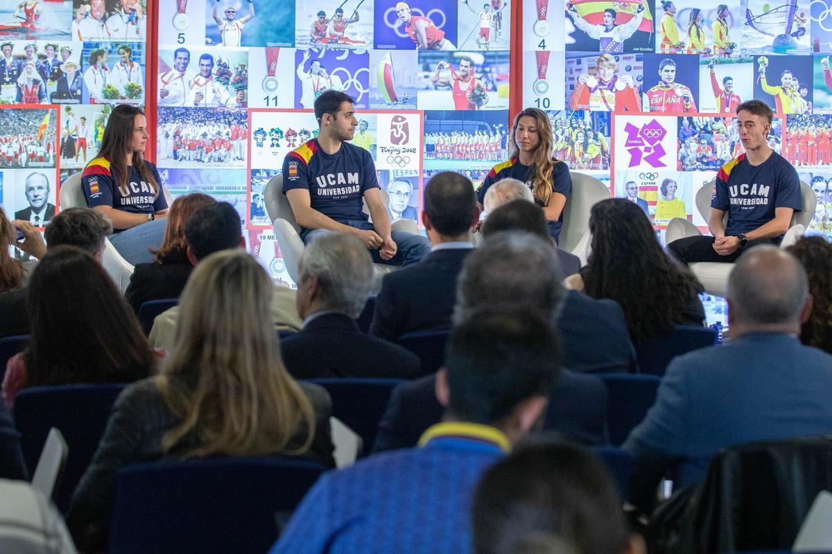 Un momento del evento en el Comité Olímpico Español