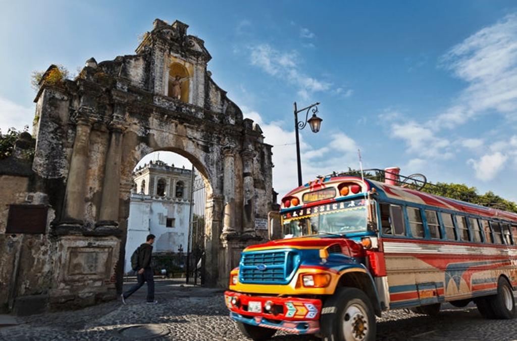 Iglesia de San Francisco en Antigua.