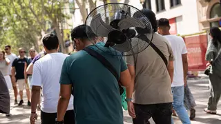 Escenas de calor en Barcelona