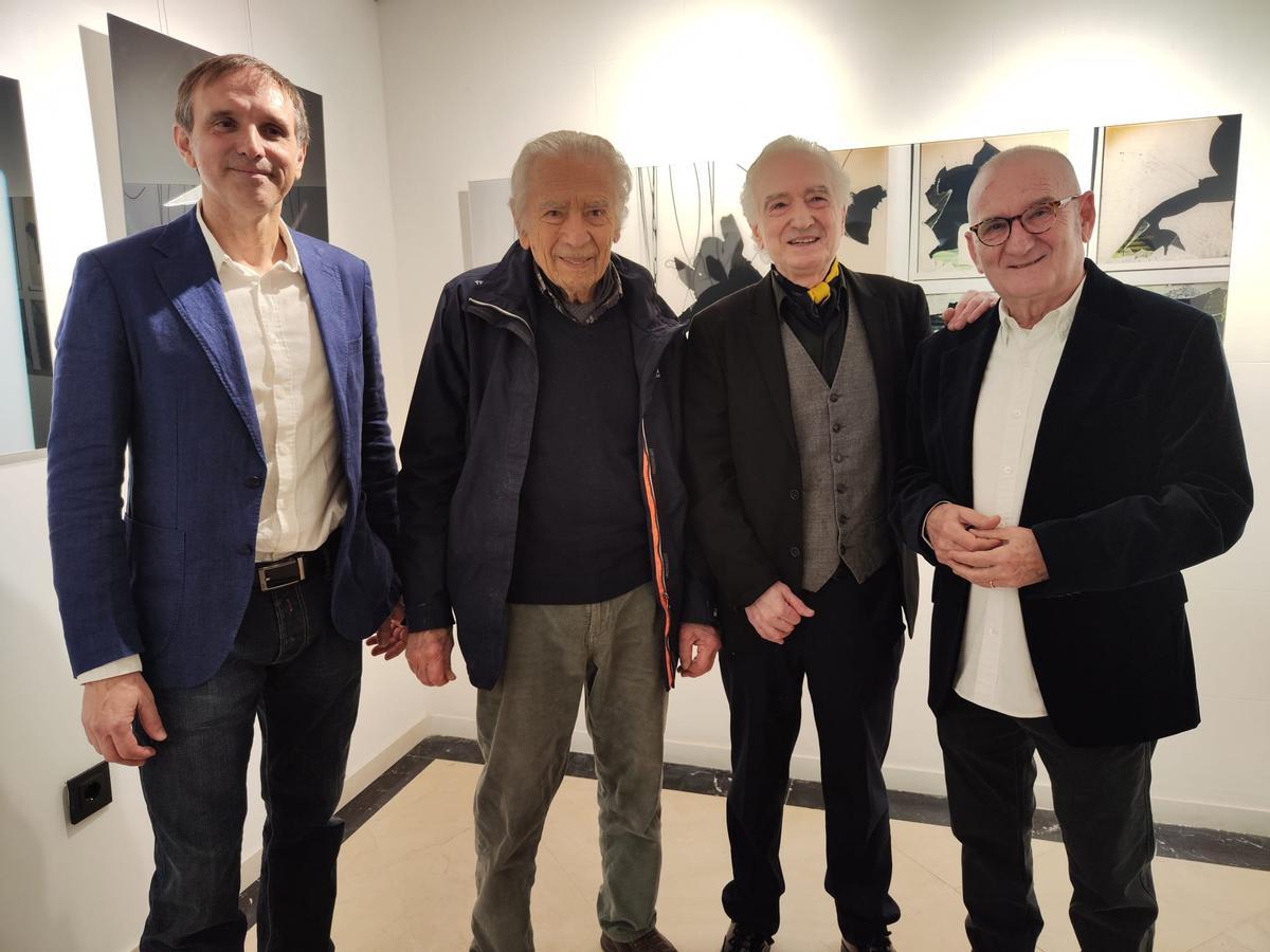 Julián Molina, Julio Bauzá, Enrique Salamanca y Pedro Giménez en Espacio Jovellanos