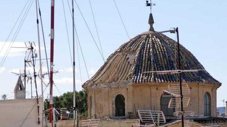 El Obispado arreglará la cúpula de San Agustín para evitar desprendimientos