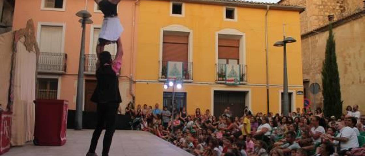 La obra Rodolfo y Rita en el festival circense Hop! de Villena.