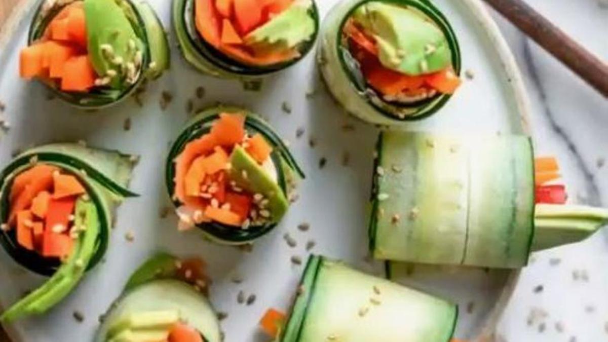 Sushi de calabacín