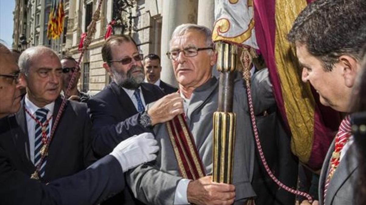 Joan Francesc Mira, escritor, antropólogo y sociólogo valenciano de 75 años, en Barcelona.