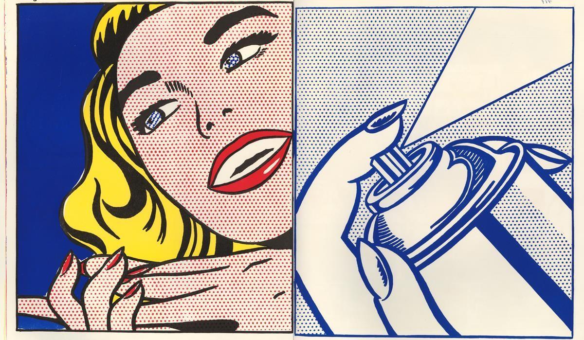 'Girl/Spray', de Roy Lichtenstein, para 'El sueño americano', en CaixaForum.