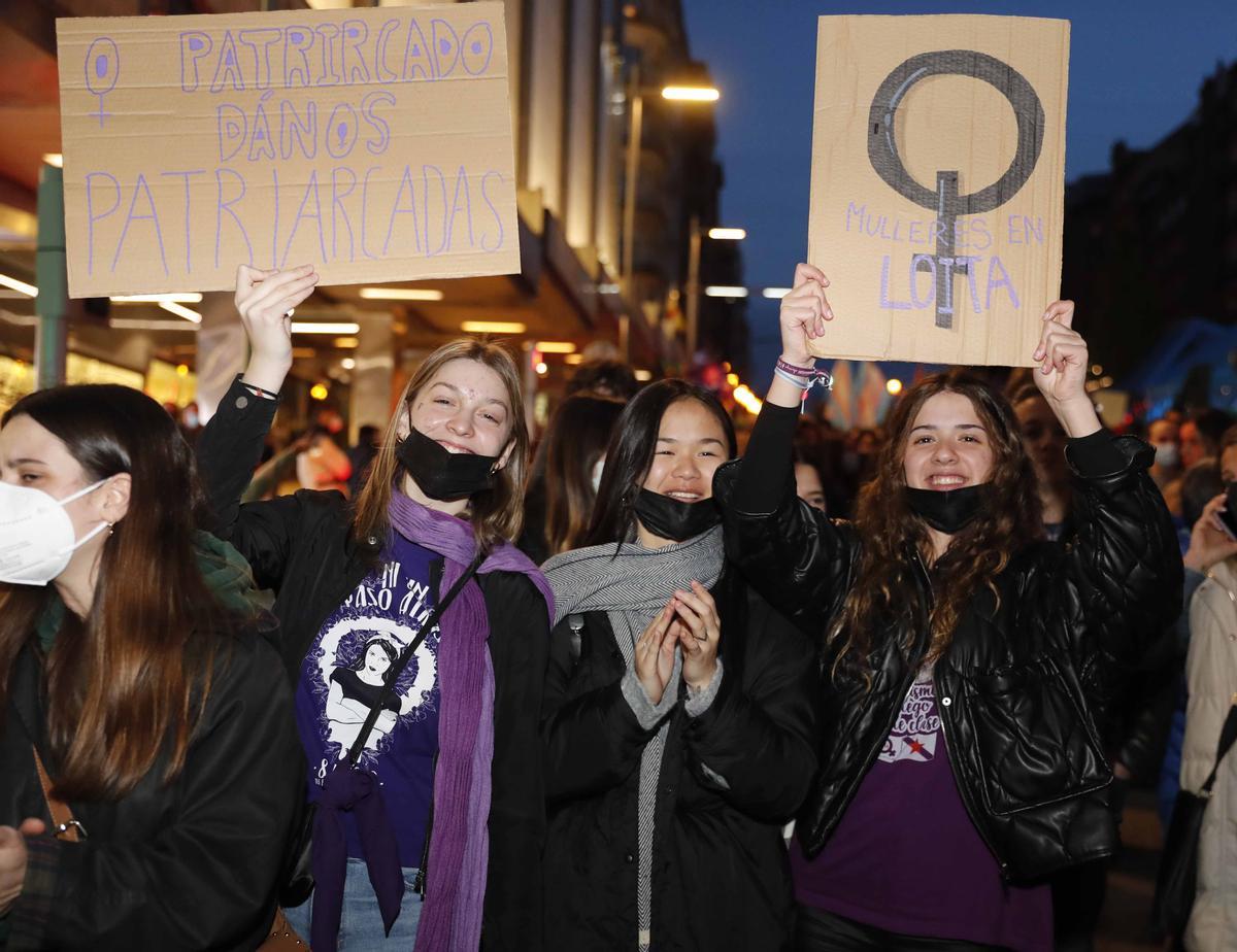 8M GALICIA: Así fue el Día Internacional de la Mujer en Vigo