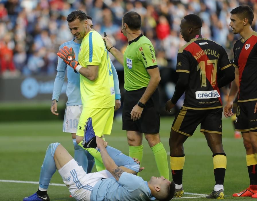 Las fotografías del partido en Balaídos entre Celta y Rayo Vallecano