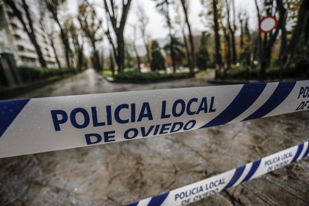 Los efectos del temporal "Ana" en Asturias