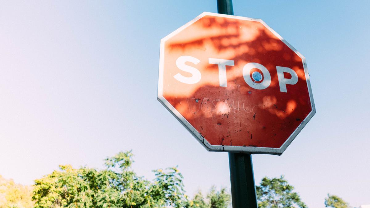 Las señales de STOP son infravaloradas por muchos conductores